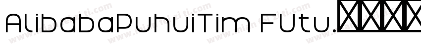 AlibabaPuhuiTim FUtu字体转换
